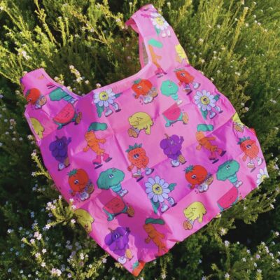 Reusable Yummy Friends Tote Bag by Eat Me Do